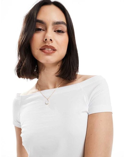 Vero Moda White Cap Sleeve T-Shirt