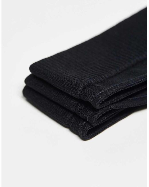 Pack De 3 Tangas Negros Sin Costuras Cat De Weekday de color Black
