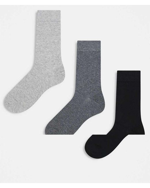 Only & Sons White 3 Packs Socks for men