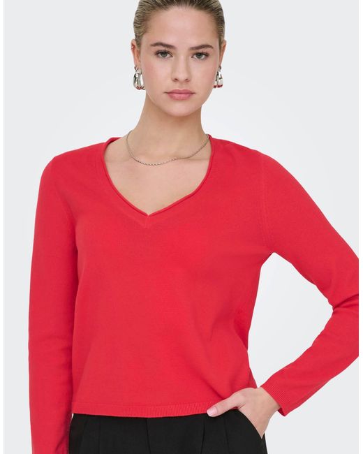 ONLY Red – strickpullover