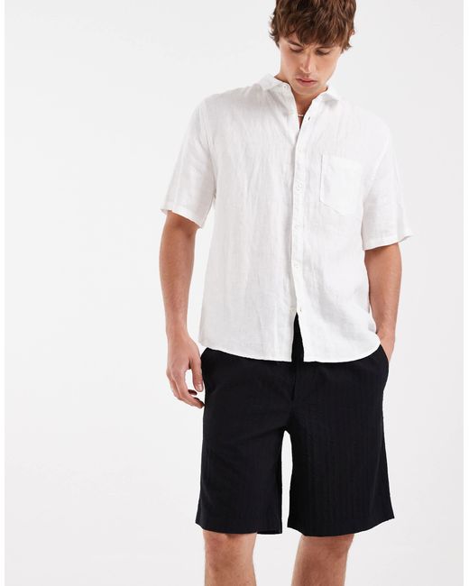 Short texturé Jack & Jones pour homme en coloris White
