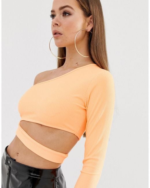 asos one sleeve top