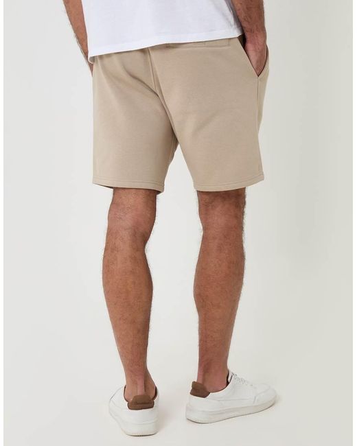 Threadbare White Sweat Shorts for men