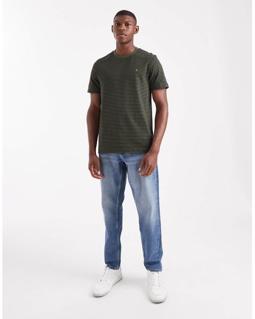 Farah Green Castle Short Sleeve T-shirt for men