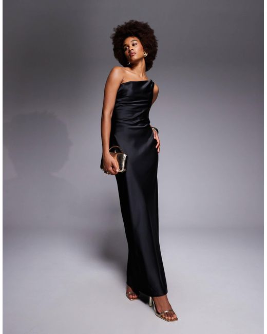sir the label asymmetrical dress Asymmetric Drape Dress – MOLLYNISTA main image 1
