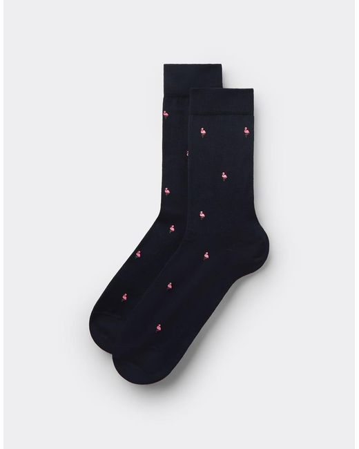Calzedonia Blue Patterned Socks for men