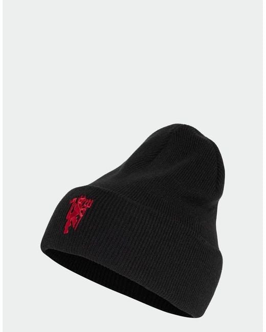 Adidas Originals Black Manchester United Woolie Hat