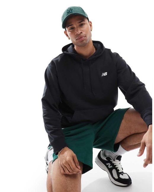New Balance Black Sport Essentials French Terry Hoodie for men
