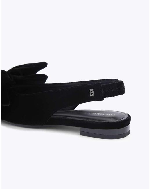 KG by Kurt Geiger Black Sophia Flat Sandals