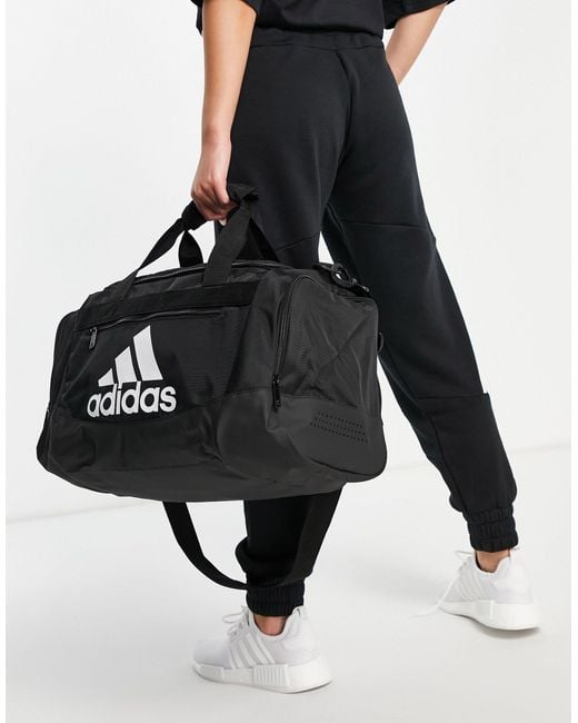 adidas Originals Adidas Training Defender Iv Small Duffle Bag in Black Lyst