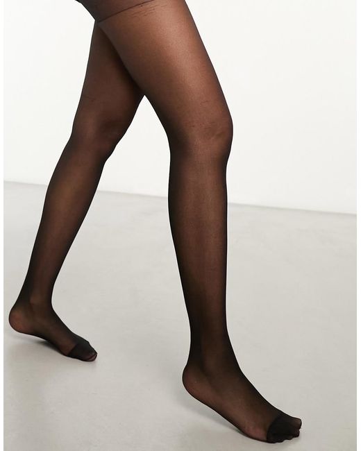 Pack De 2 Medias Negras De 20 Deniers De Vero Moda de color Black
