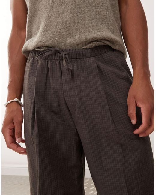 Weekday Multicolor Loose Fit Wide Leg Pants for men