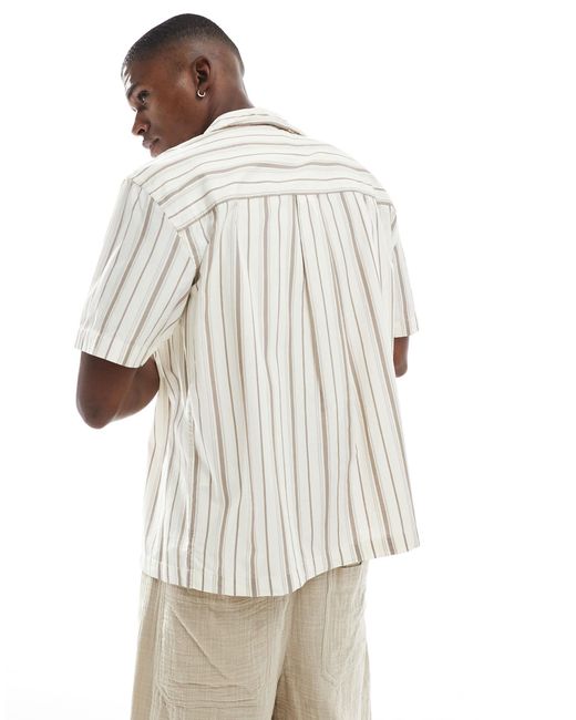 Only & Sons Natural Loose Fit Short Sleeve Shirt for men