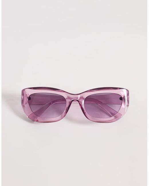 ASOS Pink Angled Sunglasses for men