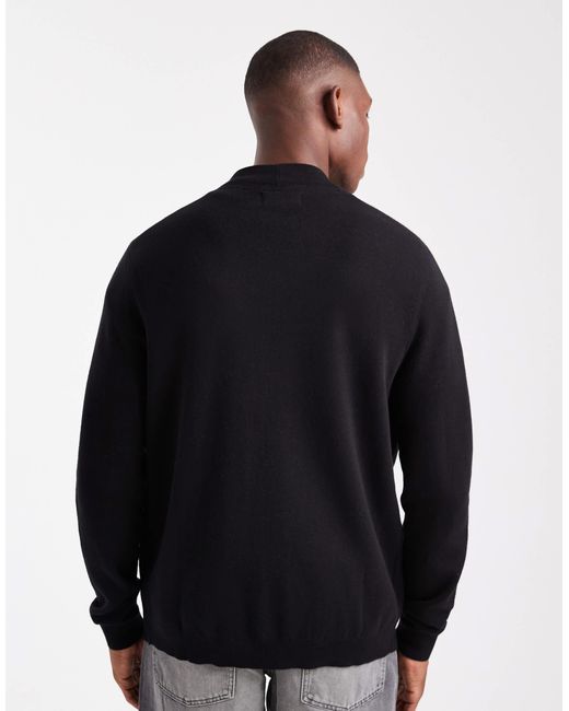 Threadbare – strickjacke in Black für Herren