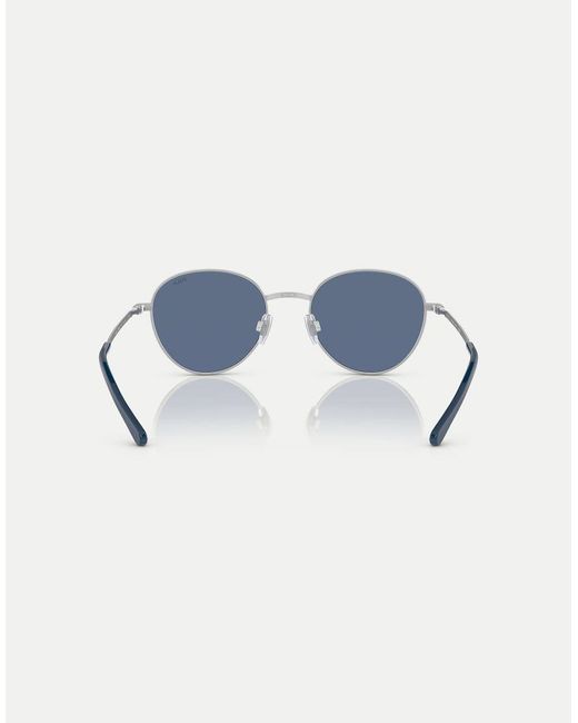Ralph Lauren Blue Polo Ph3144 Round Sunglasses With Lens for men