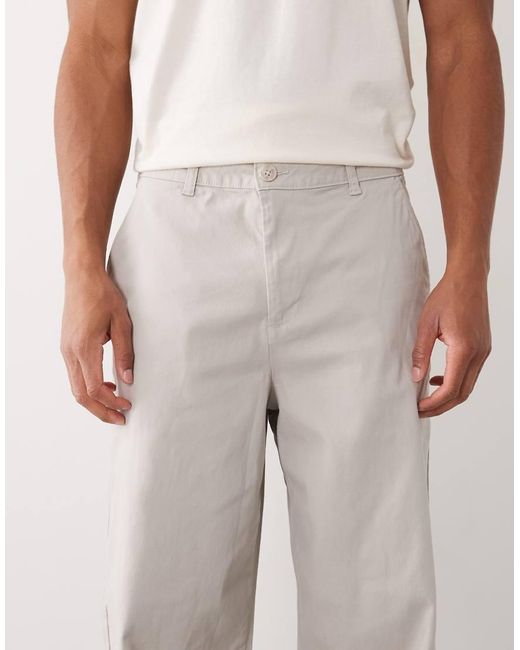 ASOS Black 2 Pack Loose Chinos for men