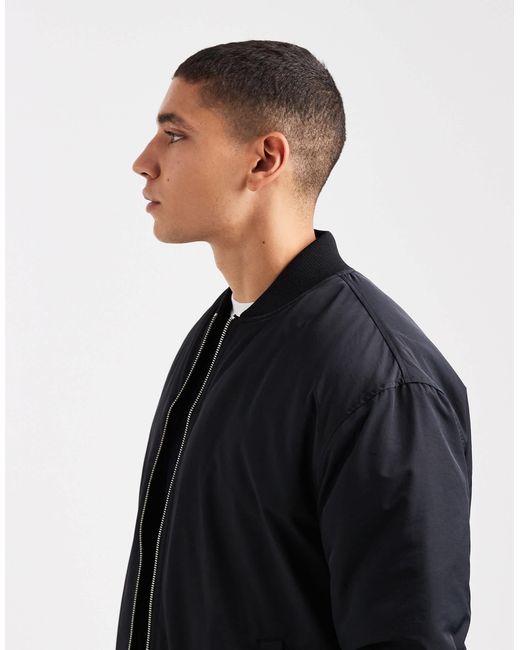 ASOS Blue Bomber Jacket for men