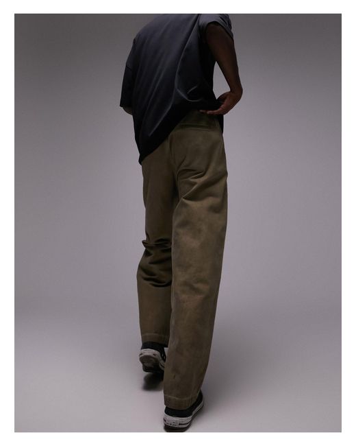 Pantalones color Topman de hombre de color Black