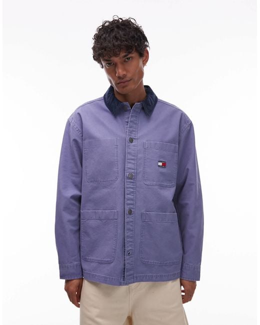 Tommy Hilfiger – hemdjacke in Blue für Herren