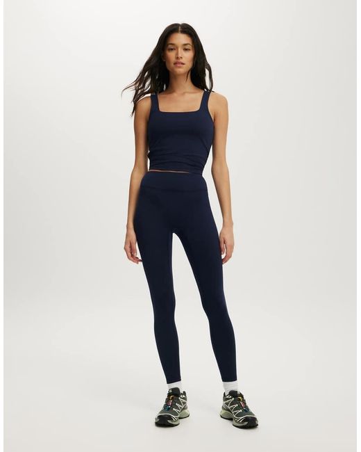 Cotton On Blue Ultra Soft Contour Full Length Tight