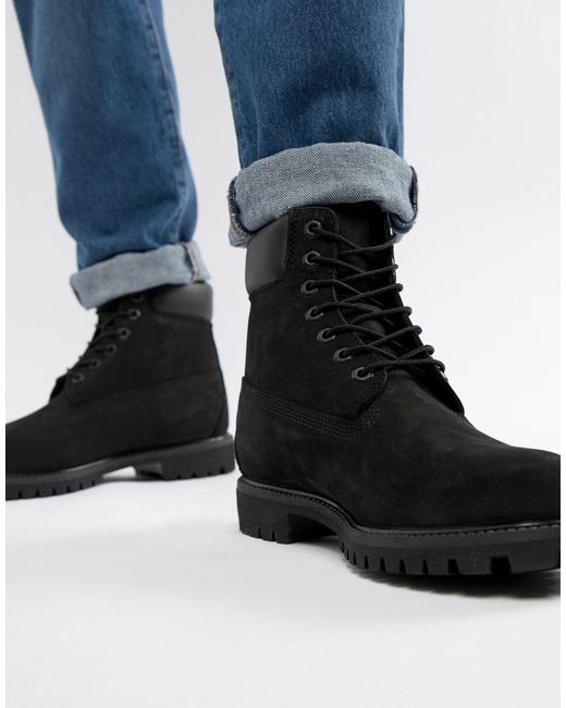 timberland classic 6 inch premium boots in black