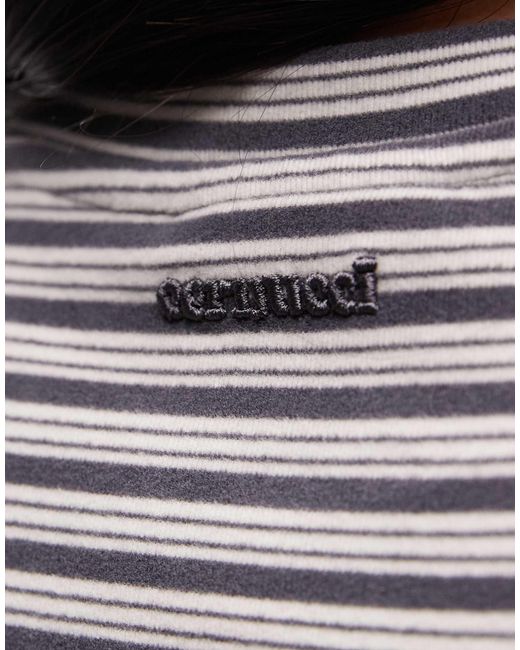 CERNUCCI Gray Crop Top