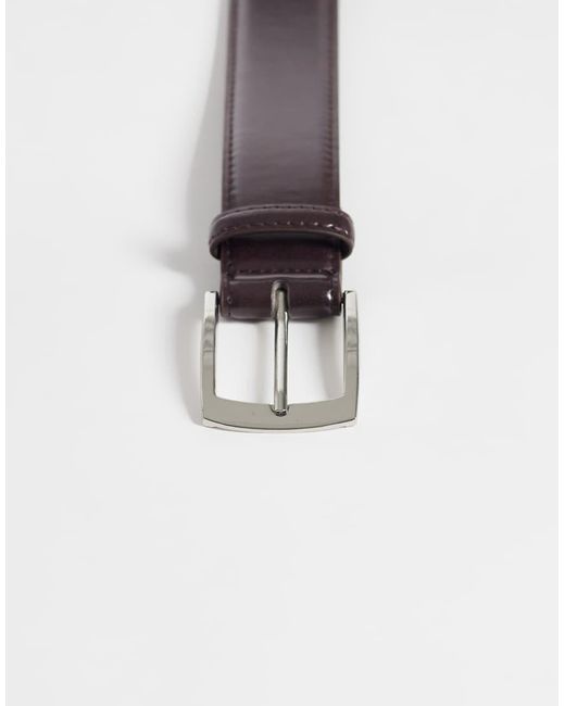 Jack & Jones Brown Faux Leather Belt for men