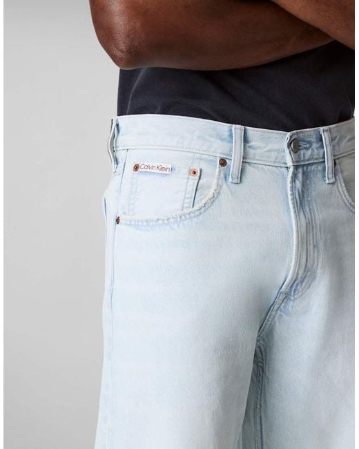Calvin Klein Blue 90s Straight Jeans for men