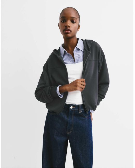 Pull&Bear Blue – balloon – kapuzenpullover