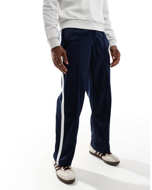 Bershka – weite jogginghose in Blue für Herren