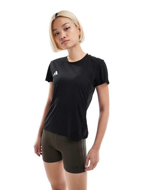Adidas Originals Black Adidas Running Adizero T-shirt