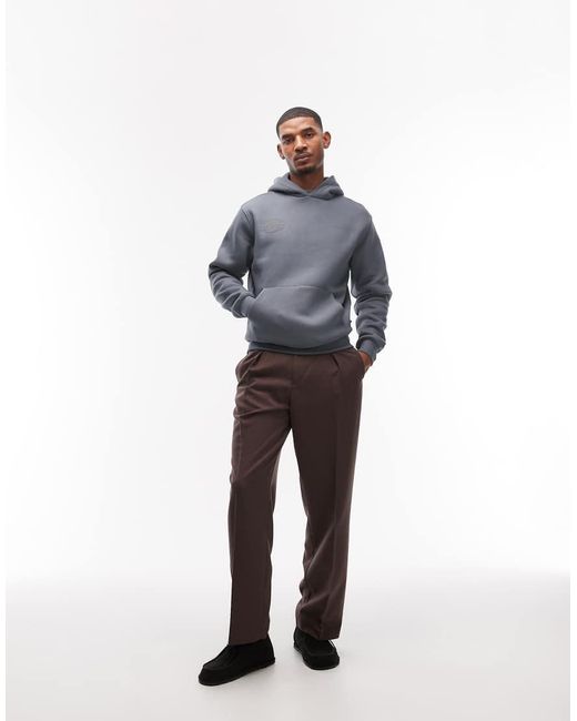 Alpha Industries Blue Hoodie With Logo for men
