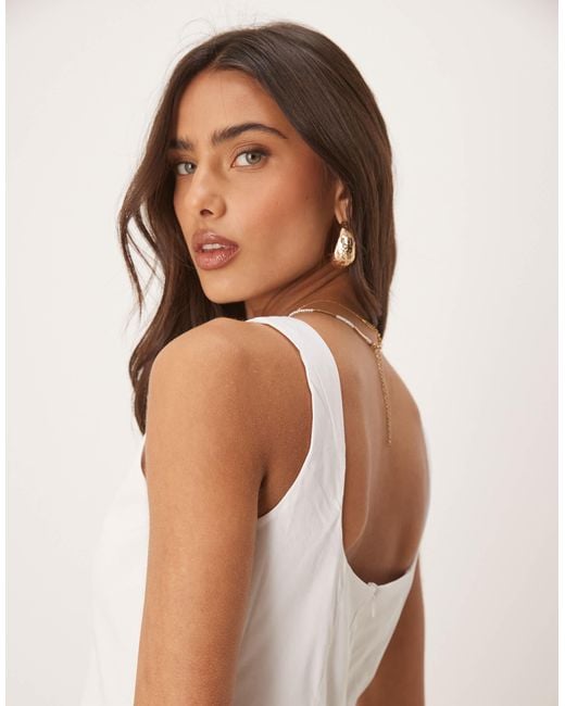 Jdy Natural Bubble Hem Mini Dress