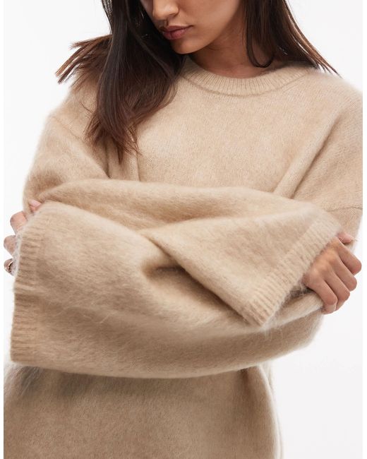 & Other Stories Natural Mohair Wool Blend Oversized Jumper