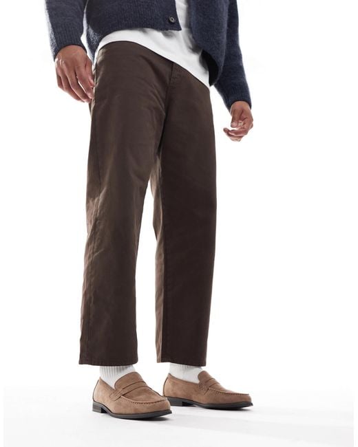 SEQWL Brown Hero Saddle Loafers for men