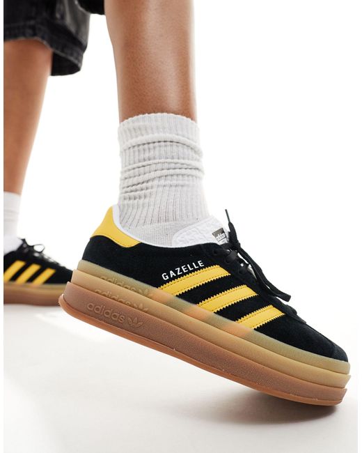 adidas gazelle silver green womens Adidas Gazelle - Black White | The back Wall