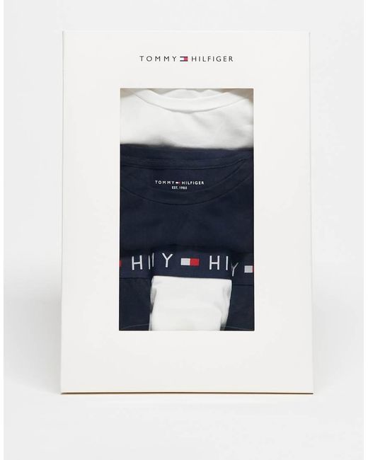 Tommy Hilfiger Blue 5 Piece T-shirt And Boxers Set for men