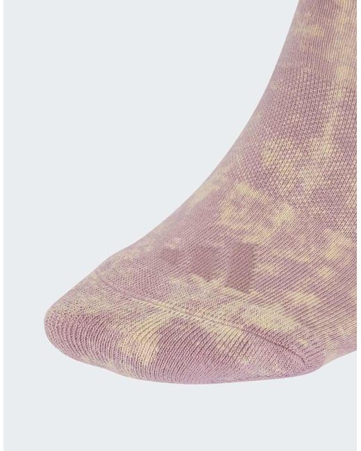 Adidas Originals Purple Stonewash Crew Socks 3 Pairs