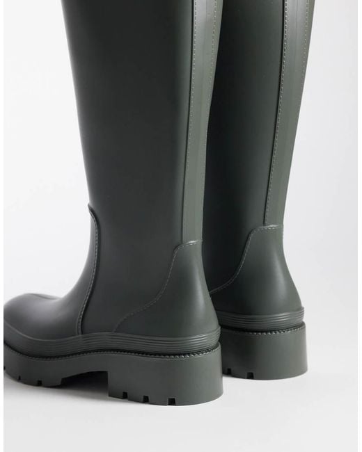 SEQWL Black Gumboots