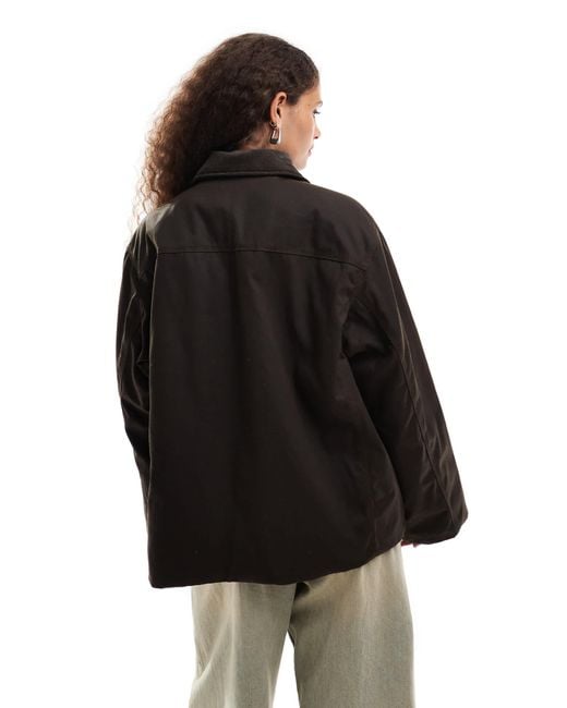 Weekday Brown – gewachste barn-jacke