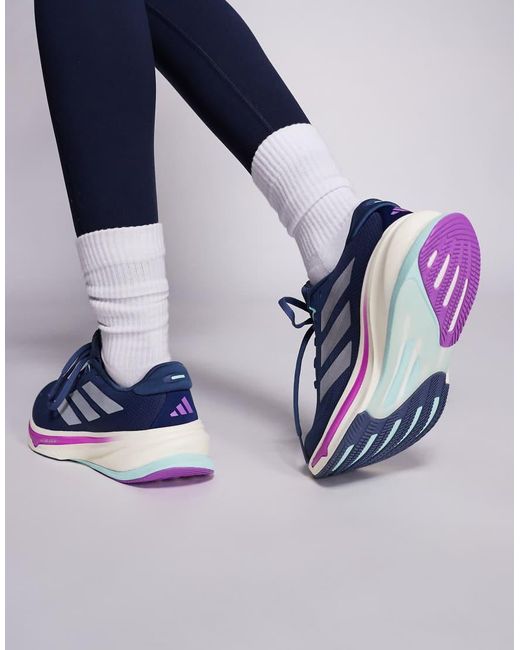 Adidas Originals Blue Adidas Running Supernova Rise 2 Trainers