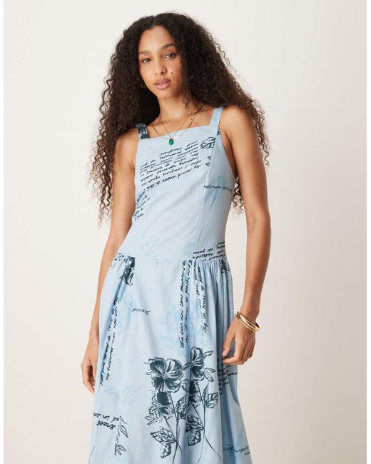 sachin and babi light blue dress Amzcrzy Womens Bubble Tank Dress, Sleeveless Puffy Drop Waist Formal Dress  Solid Color Square Neck Mini Dresses for Women S-2XL main image 1