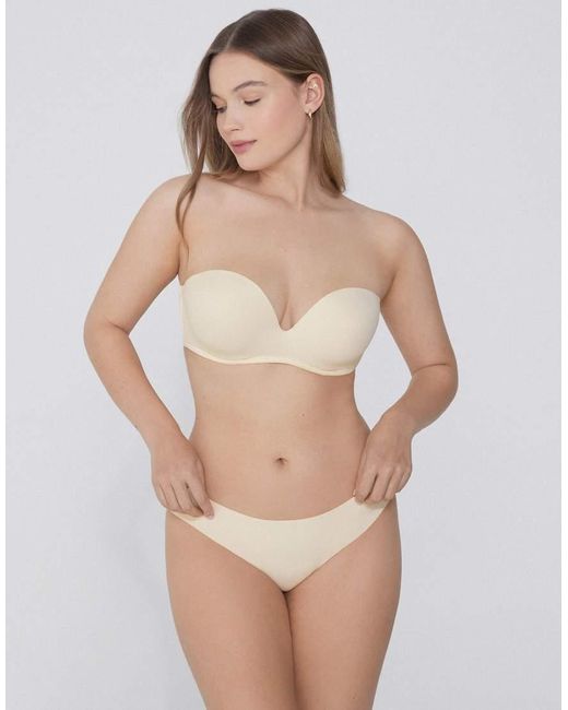 Tezenis Natural New York Padded Microfibre Bandeau Bra