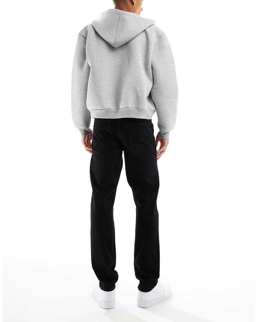 ASOS Gray Stretch Slim Jeans for men