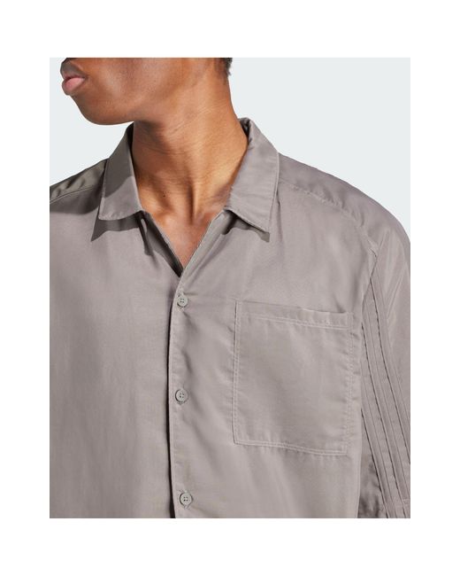 Chemise à manches courtes - marron Adidas Originals pour homme en coloris Gray