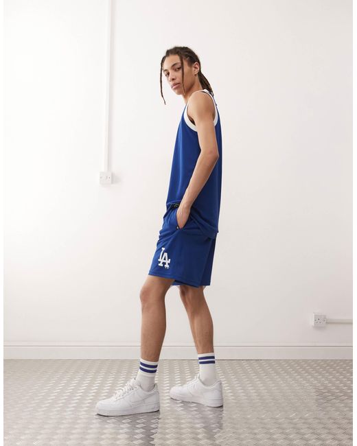 La dodgers - short à logo imprimé - bleu/blanc '47 pour homme en coloris Blue