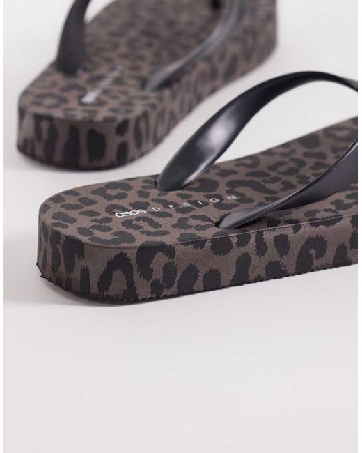 ASOS Brown Flavio Thongs