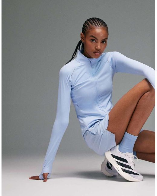 4505 Gray Premium Reflective Zip Up Running Jacket With Foldover Cuff And Zip Phone Pocket
