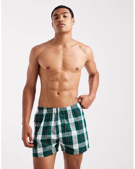 ASOS White 2 Pack Woven Boxers for men